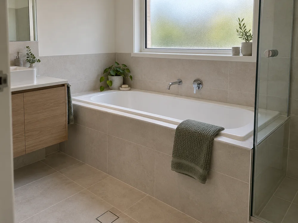 Inset bathtub design inspiration